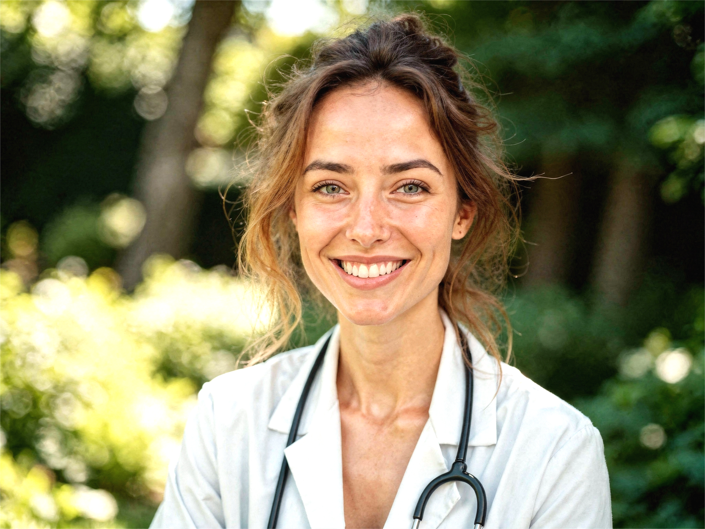 Healthcare provider with patient